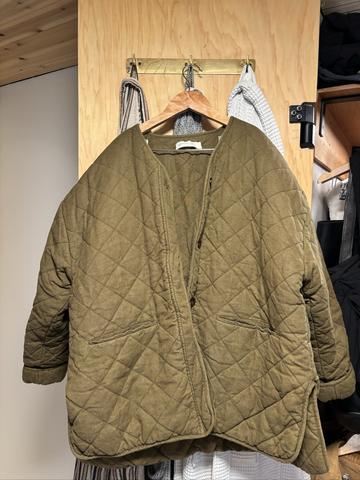 Quilted chore coat