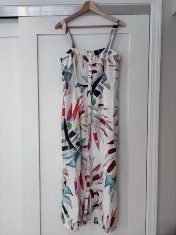 Maui Palm Print Dress