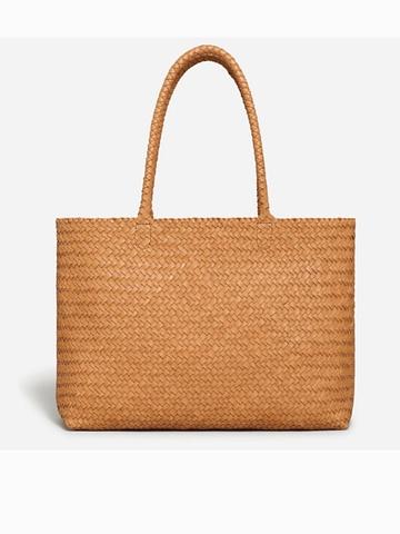 Handwoven Leather Tote