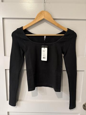 Seamless Waffle Long Sleeve Tee