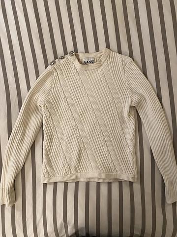 Ganni cotton/poly sweater