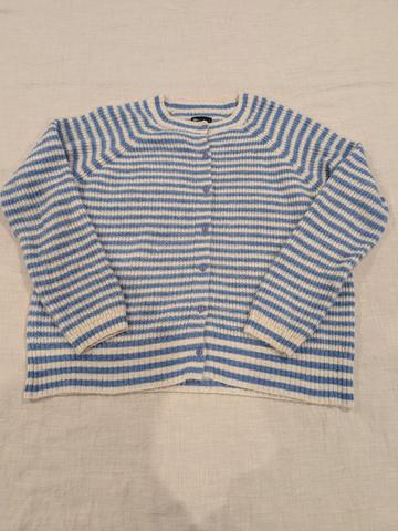 striped cardigan