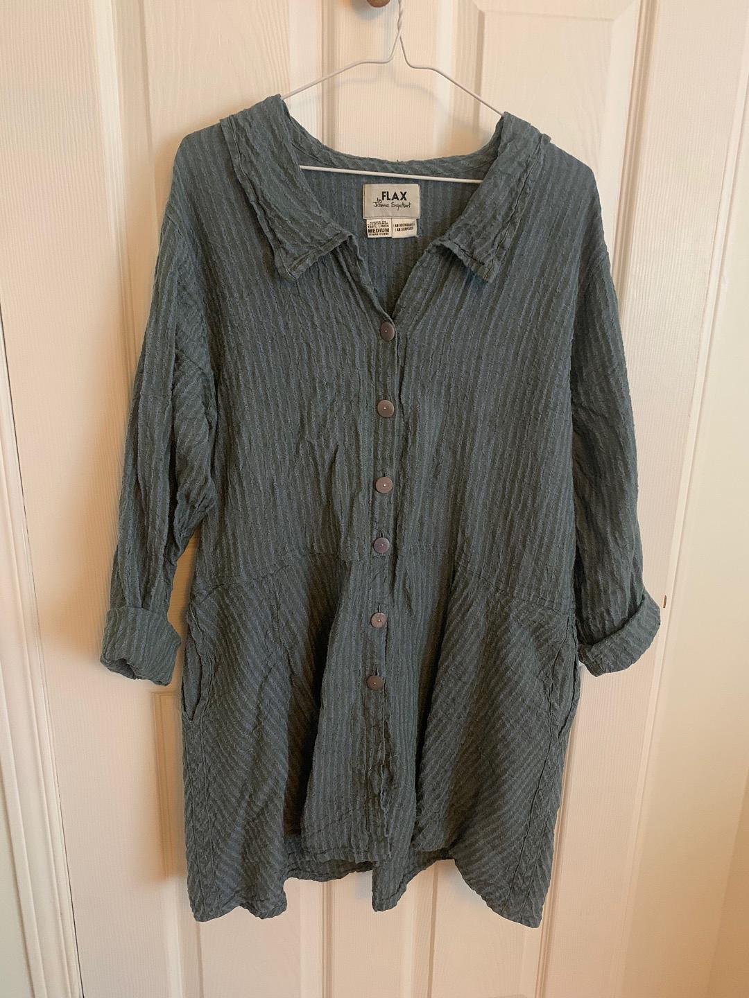 Flax by Jeanne Engelhart - Linen dress - Lucky Sweater