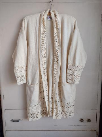 Knit Crochet Duster Cardigan