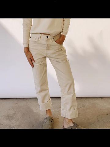 Hey Gang Natural 5 Pocket KneePatch Jeans - SZ 25
