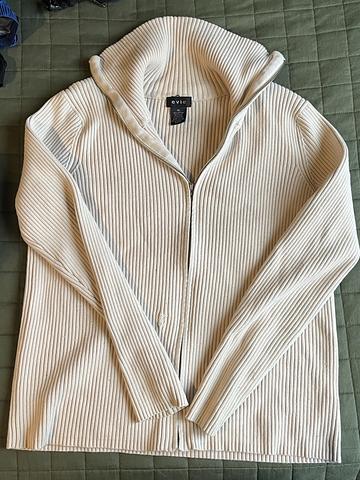 Visibly Mended Evie Cotton Zip Cardigan