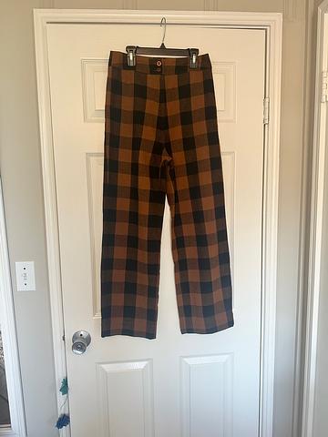 plaid pants