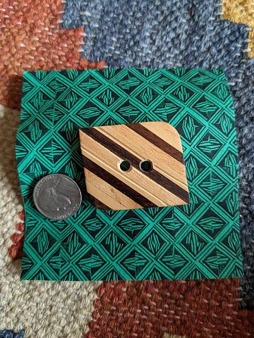Wooden button