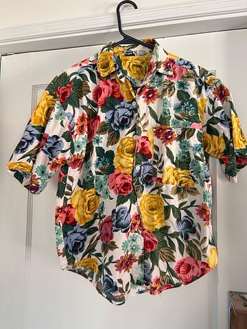 Floral button up