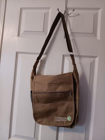 "The Nature Conservancy" adjustable messenger bag