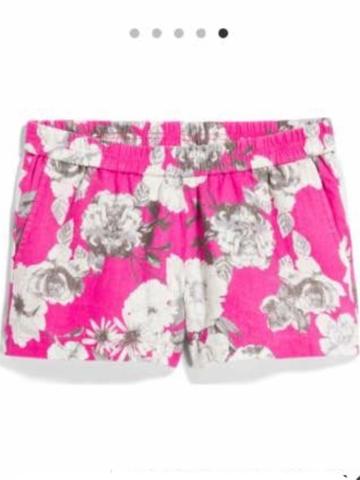 100% linen tropical shorts