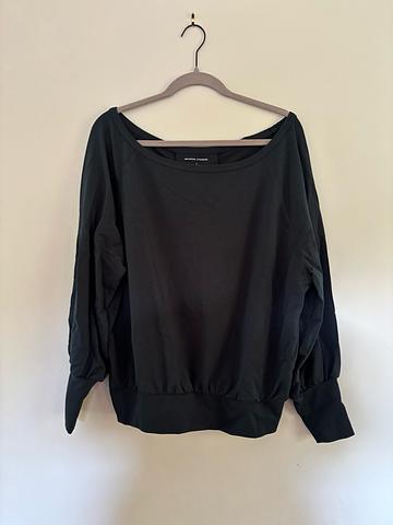 Wide Neck Sweatshirt