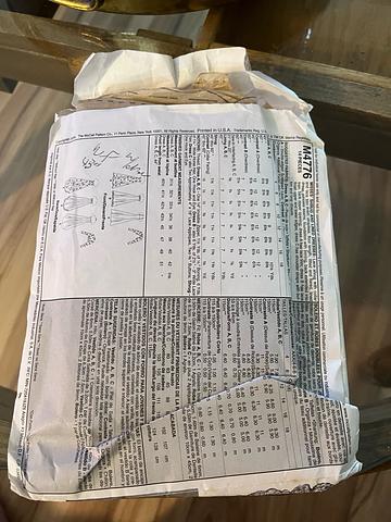 Wedding dress pattern M4776