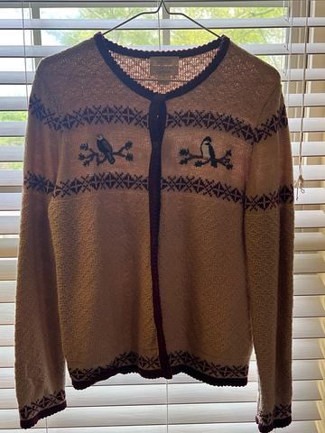 Embroidered sweater