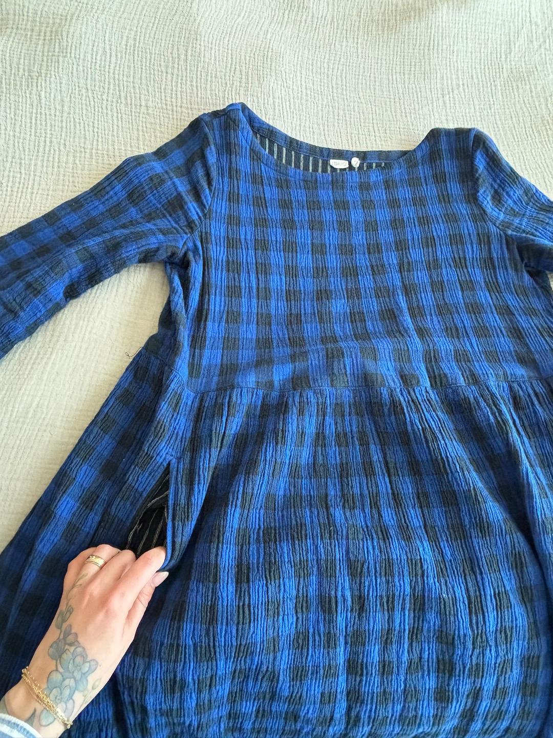 toast crinkle cotton dress TOAST