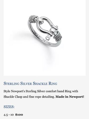 Nautical Shackle Ring