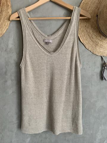 Merino wool/linen tank top