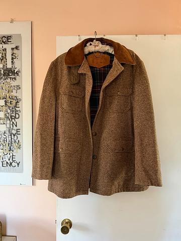 vintage woolrich coat - mens