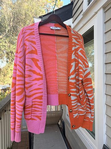 Cori Zebra Print Cardigan
