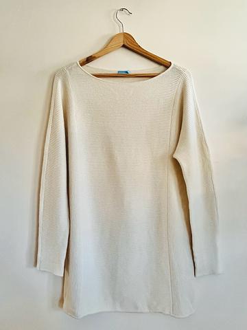 Cashmere Wool Ribbed Sweater
