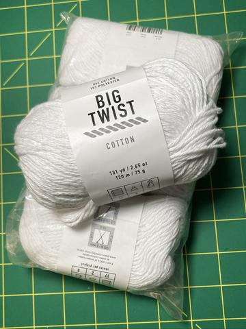 Big Twist cotton/poly yarn