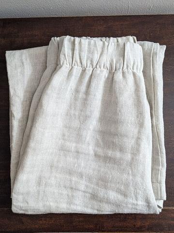 Cream Linen Pants