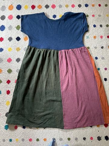 Colorblocked dress