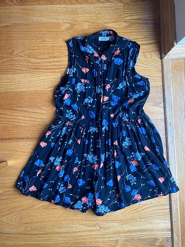 Sleeveless Floral Sostanza Romper