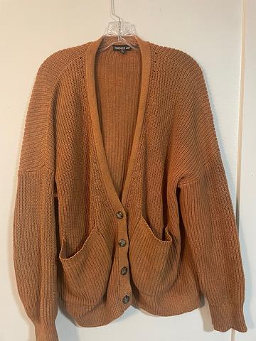 Overdyed cardigan