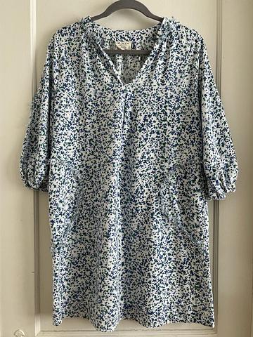 Mirth Field Flower Fringe Mini Dress