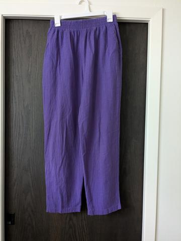 Airy purple pants