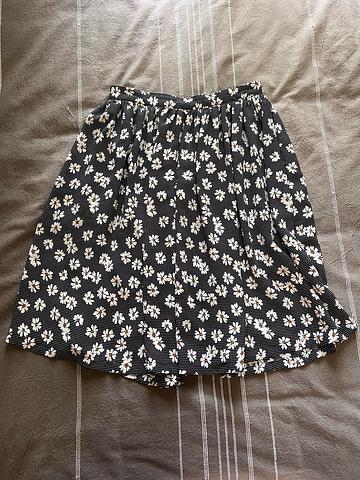 daisy print skirt