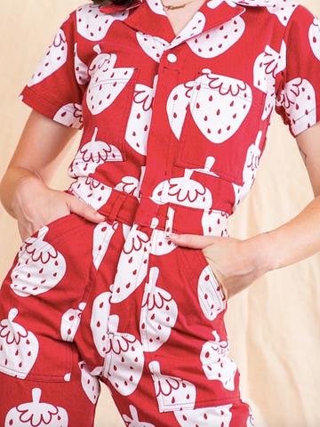 BBP strawberry jumpsuit