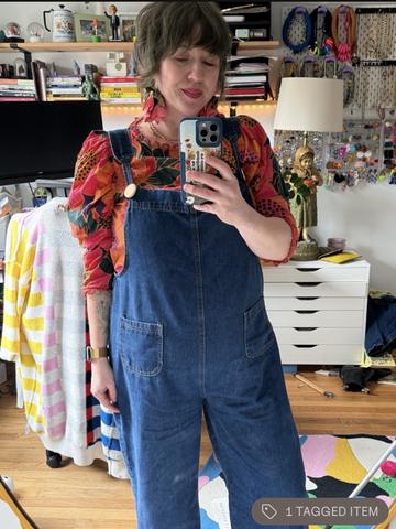Wide Leg Overalls / Jumper