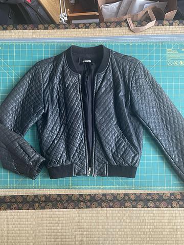 Quilted Bomber Jacket