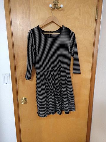 Women's Organic Cotton Striped Dress