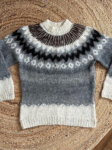 Alpaca Wool Fair Isle Sweater