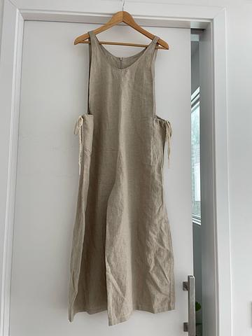 Linen overalls