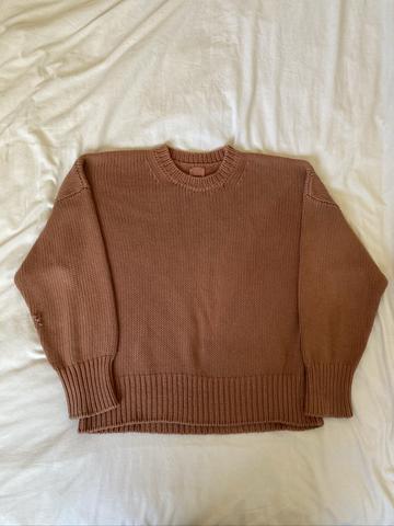 No16 Tonka Bean Cotton Sweater