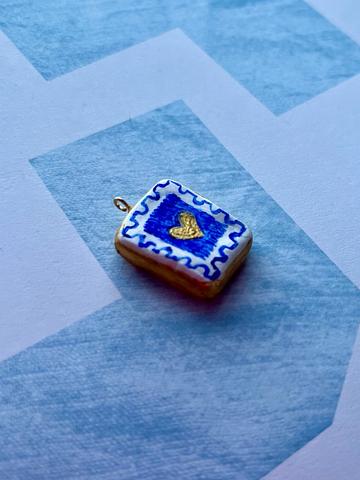 Polymer clay charm