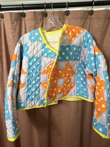 Cropped Quilt jacket