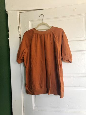 Short Sleeve Raglan Sherpa Sweatshirt