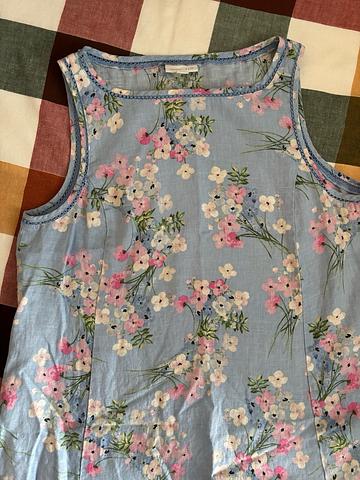 J.Jill Cherry Blossom Linen Dress