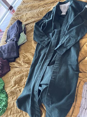 long button down