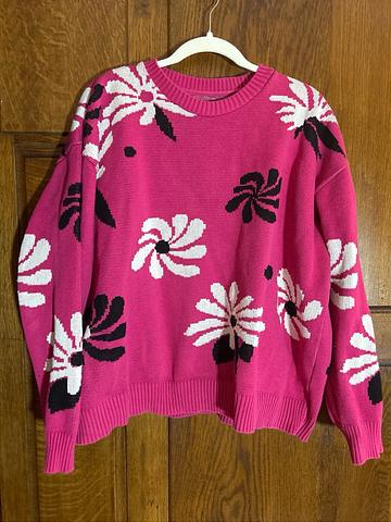 Cotton Flower Sweater