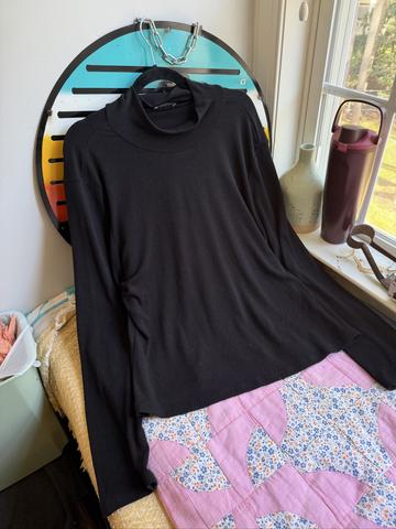 Long Sleeve Mock Turtleneck
