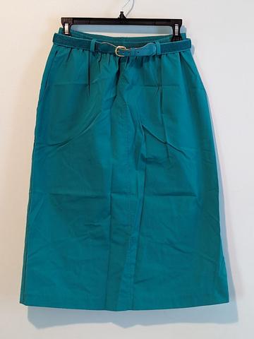 80's belted pencil skirt