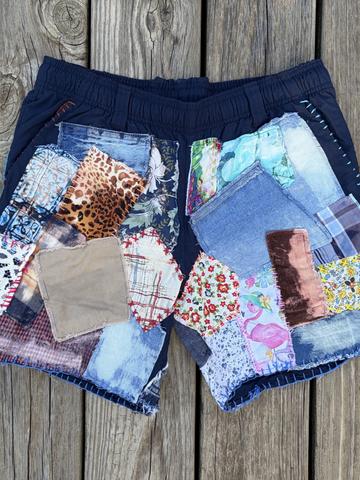 Patchwork Columbia Shorts