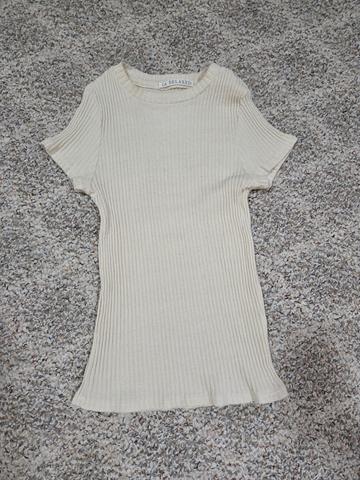 Pointelle tee
