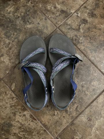 Mountain Print Sandals